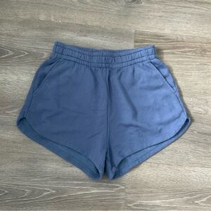 New Spiritual Gangster shorts in blue size Small with pockets.